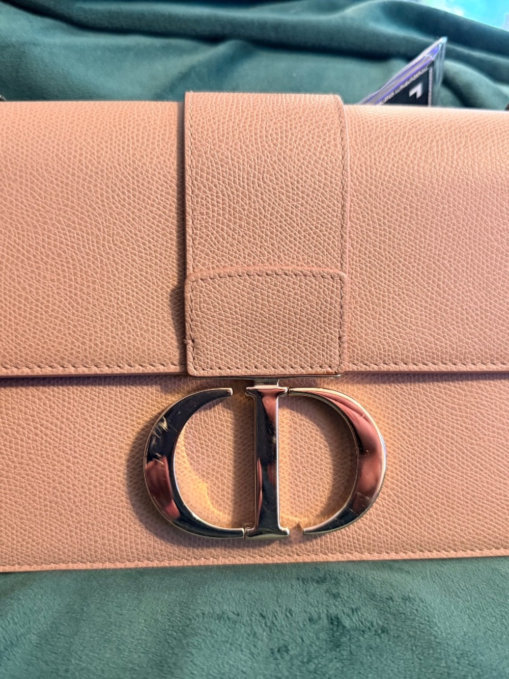 Dior 30 Montaigne Old Rose Leather Shoulder Bag